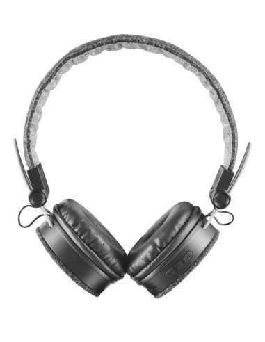 Trust Fyber Auricolare Cablato A Padiglione Musica e Chiamate Grigio
