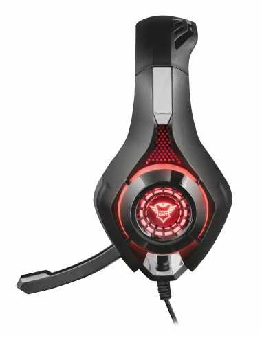 Trust GXT 313 Auricolare Cablato A Padiglione Giocare Nero, Rosso