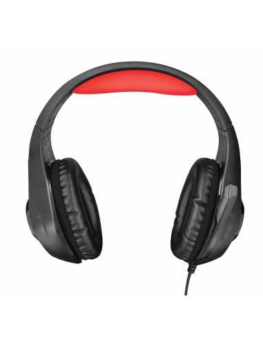 Trust GXT 313 Auricolare Cablato A Padiglione Giocare Nero, Rosso