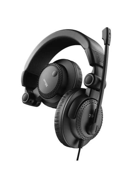 Trust Como Auricolare Cablato A Padiglione Musica e Chiamate Nero
