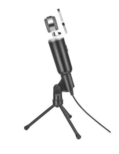 Trust 21672 microfono Nero Microfono per PC