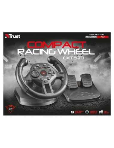 Trust GXT 570 Nero USB Sterzo + Pedali Analogico Digitale PC, Playstation 3