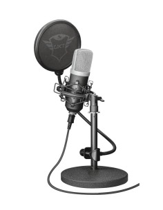 Trust 21753 microfono Nero Microfono da studio 2