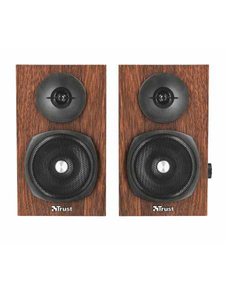 Trust 21759 altoparlante 2-vie Nero, Legno Cablato 12 W
