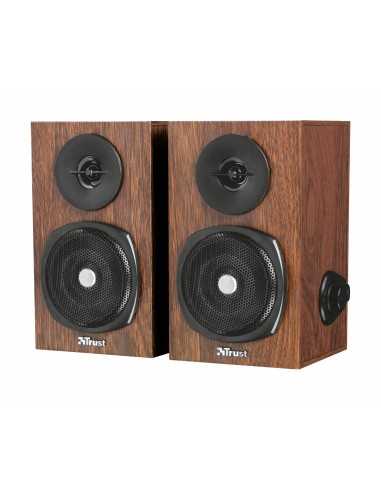 Trust 21759 altoparlante 2-vie Nero, Legno Cablato 12 W