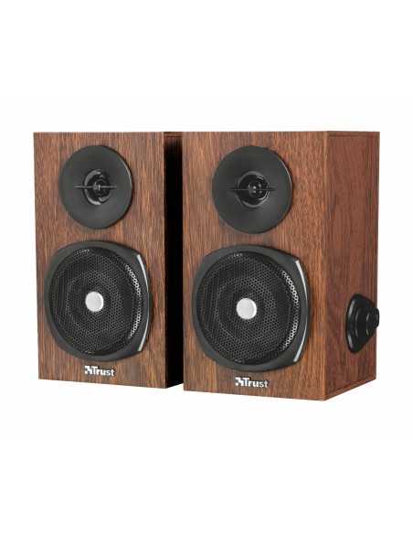 Trust 21759 altoparlante 2-vie Nero, Legno Cablato 12 W