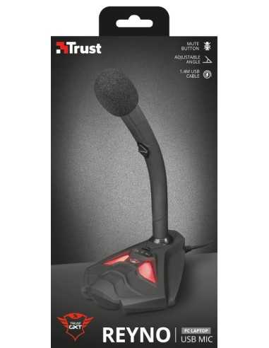 Trust GXT 211 Reyno Nero Microfono per PC