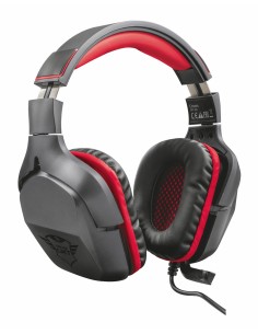 Trust GXT 344 CREON Auricolare Cablato A Padiglione Giocare Nero, Rosso
