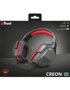 Trust GXT 344 CREON Auricolare Cablato A Padiglione Giocare Nero, Rosso 2