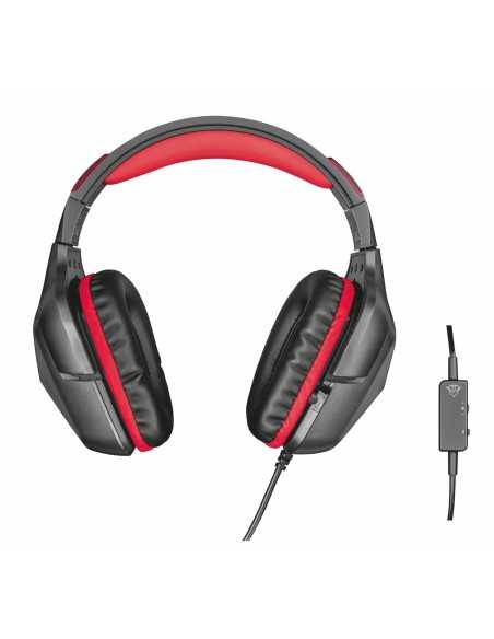 Trust GXT 344 CREON Auricolare Cablato A Padiglione Giocare Nero, Rosso