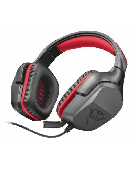 Trust GXT 344 CREON Auricolare Cablato A Padiglione Giocare Nero, Rosso