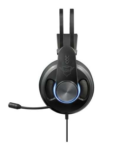 Trust GXT 383 Dion Auricolare Cablato A Padiglione Giocare USB tipo A Nero