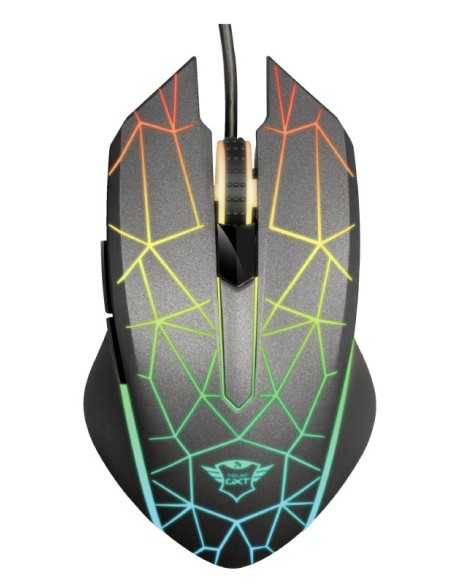 Trust GXT 170 Heron RGB RB6 edition mouse Mano destra USB tipo A Ottico 7000 DPI