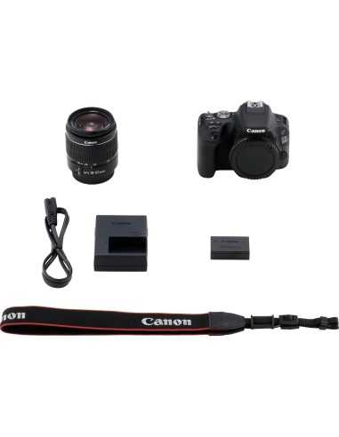 Canon EOS 200D + EF-S 18-55mm f 3.5-5.6 III Kit fotocamere SLR 24,2 MP CMOS 6000 x 4000 Pixel Nero