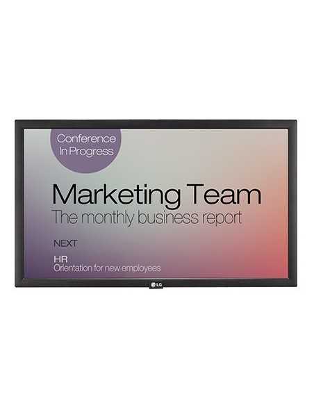 LG 22SM3B visualizzatore di messaggi Pannello piatto per segnaletica digitale 54,6 cm (21.5") LCD Wi-Fi 250 cd m² Full HD Nero