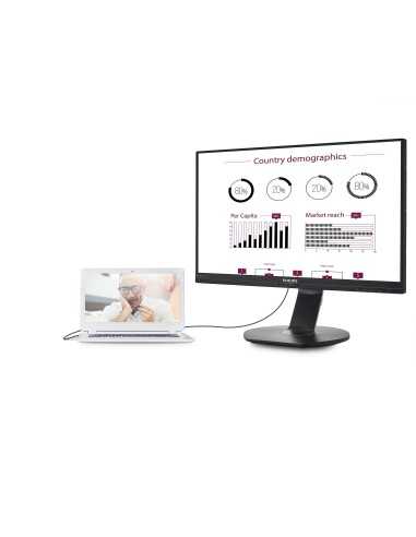 Philips B Line Monitor LCD con supporto docking USB 241B7QUPEB 00