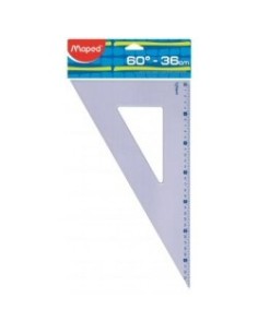 Maped 242636 squadra Plastica Trasparente