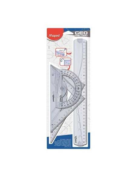 Maped Maxi set di righelli 4 pz Plastica