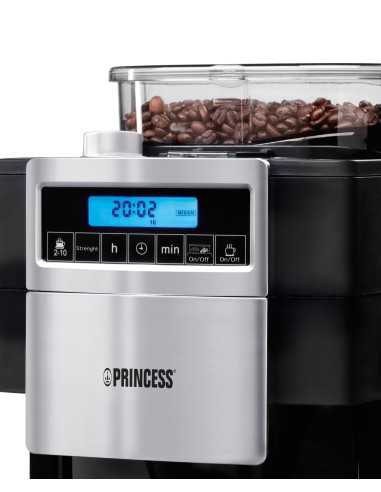 Princess 249402 Macchina da caffè e macinacaffè DeLuxe