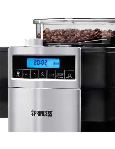 Princess 249402 Macchina da caffè e macinacaffè DeLuxe