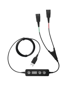 Jabra Link 265 cavo audio USB2.0 2x QD Nero