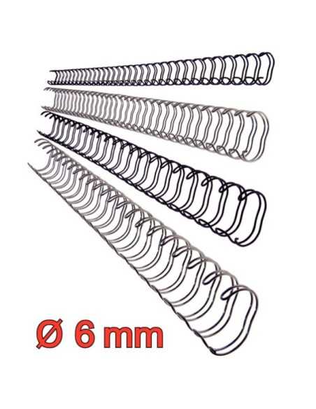 Leitz Metal Wire Spines Argento