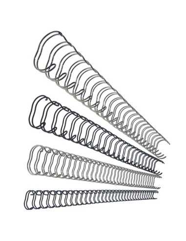 Leitz Metal Wire Spines Argento