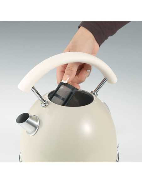 Ariete 2877 bollitore elettrico 1,7 L 2000 W Beige, Argento