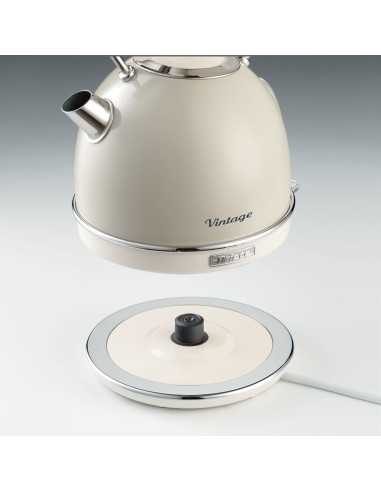 Ariete 2877 bollitore elettrico 1,7 L 2000 W Beige, Argento