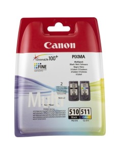 Canon PG-510   CL-511 cartuccia d'inchiostro 2 pz Originale Nero, Ciano, Magenta, Giallo