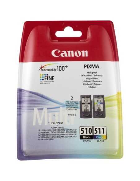 Canon PG-510   CL-511 cartuccia d'inchiostro 2 pz Originale Nero, Ciano, Magenta, Giallo