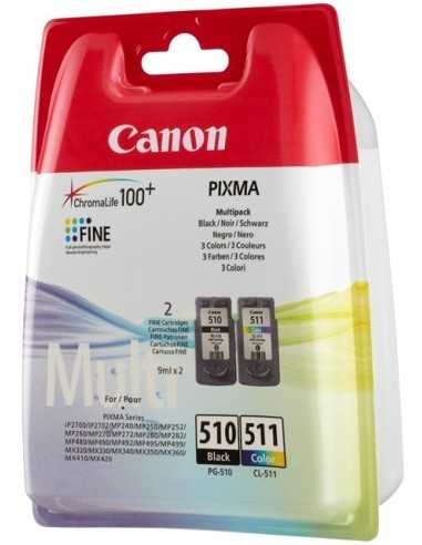 Canon PG-510   CL-511 cartuccia d'inchiostro 2 pz Originale Nero, Ciano, Magenta, Giallo