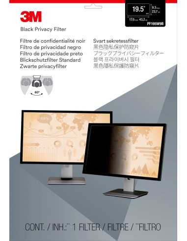 3M Filtro Privacy per monitor widescreen da 19,5”