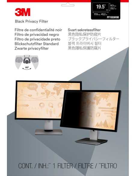 3M Filtro Privacy per monitor widescreen da 19,5”