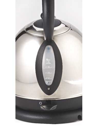 Ariete Bollitore Lipton bollitore elettrico 1,7 L 2200 W Nero, Acciaio inossidabile