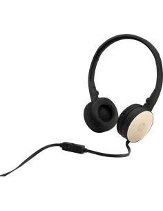 HP Stereo Headset H2800 (Black e Silk Gold) 2