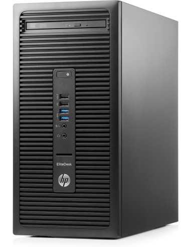 HP EliteDesk 705 G3 DDR4-SDRAM PRO 1200 Micro Tower AMD Ryzen™ 3 8 GB 256 GB SSD Windows 10 Pro PC Nero