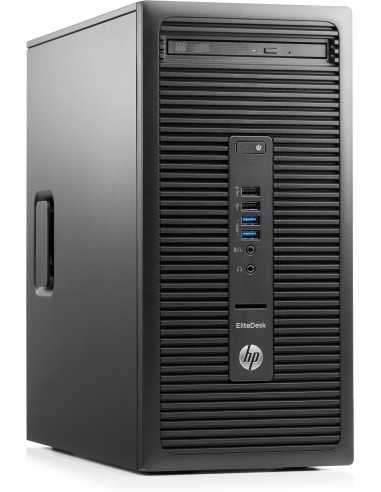 HP EliteDesk 705 G3 DDR4-SDRAM PRO 1200 Micro Tower AMD Ryzen™ 3 8 GB 256 GB SSD Windows 10 Pro PC Nero