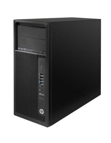 HP Z240 DDR4-SDRAM i5-6500 Mini Tower Intel® Core™ i5 4 GB 1000 GB HDD Windows 10 Pro Stazione di lavoro Nero