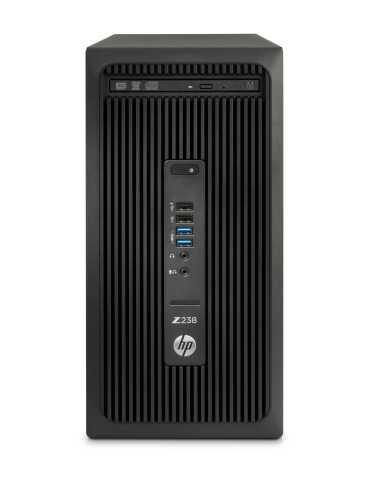 HP Z238 DDR4-SDRAM i5-7500 Micro Tower Intel® Core™ i5 4 GB 256 GB SSD Windows 10 Pro Stazione di lavoro Nero