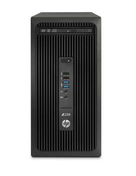 HP Z238 DDR4-SDRAM i5-7500 Micro Tower Intel® Core™ i5 4 GB 1000 GB HDD Windows 10 Pro Stazione di lavoro Nero