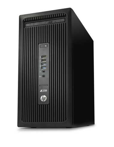 HP Z238 DDR4-SDRAM i5-7500 Micro Tower Intel® Core™ i5 4 GB 1000 GB HDD Windows 10 Pro Stazione di lavoro Nero