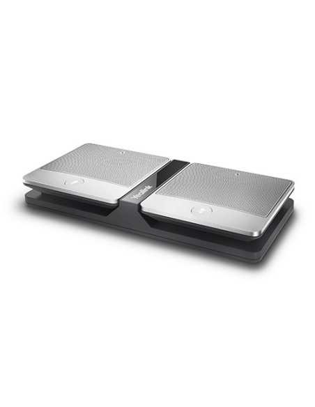 Yealink CPW90 microfono Nero, Argento Microfono da conferenza
