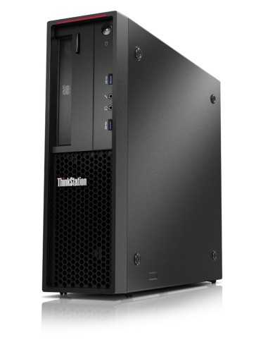 Lenovo ThinkStation P320 DDR4-SDRAM E3-1230V6 SFF Intel® Xeon® E3 v6 8 GB 256 GB SSD Windows 10 Pro Stazione di lavoro Nero