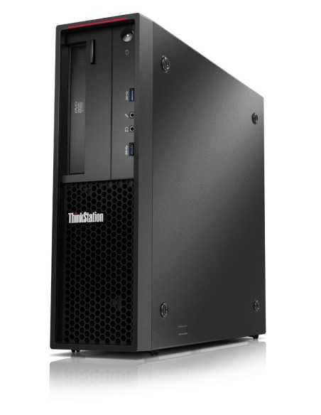 Lenovo ThinkStation P320 DDR4-SDRAM E3-1230V6 SFF Intel® Xeon® E3 v6 8 GB 256 GB SSD Windows 10 Pro Stazione di lavoro Nero
