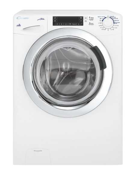 Candy GVW 596LWC-S lavasciuga Libera installazione Caricamento frontale Bianco