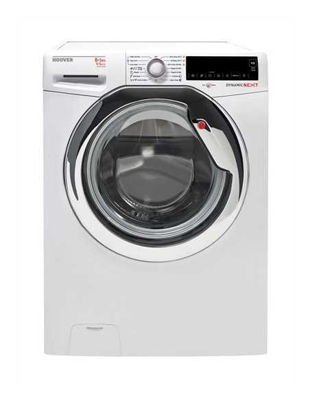 Hoover WDXT45 385A-S lavasciuga Libera installazione Caricamento frontale Bianco