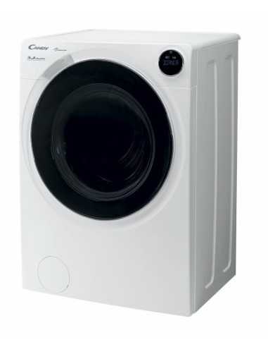 Candy Bianca BWD 596PH3 1-S lavasciuga Libera installazione Caricamento frontale Nero, Cromo, Bianco