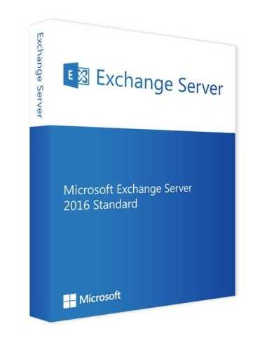 Microsoft Exchange Server 2016, STD, SNGL, OLP, NL Open License 1 licenza e Inglese