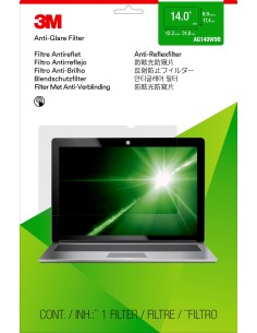 3M Filtro antiriflesso per laptop widescreen da 14" 2